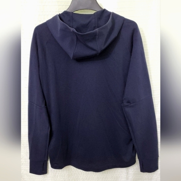 ADIDAS AEROREADY D2M Sport Motion Training Hoodie Ink (Navy) Size XL - Picture 8 of 9